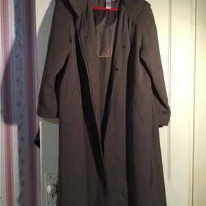 Preston and York all weather coat, hooded, removable lining.